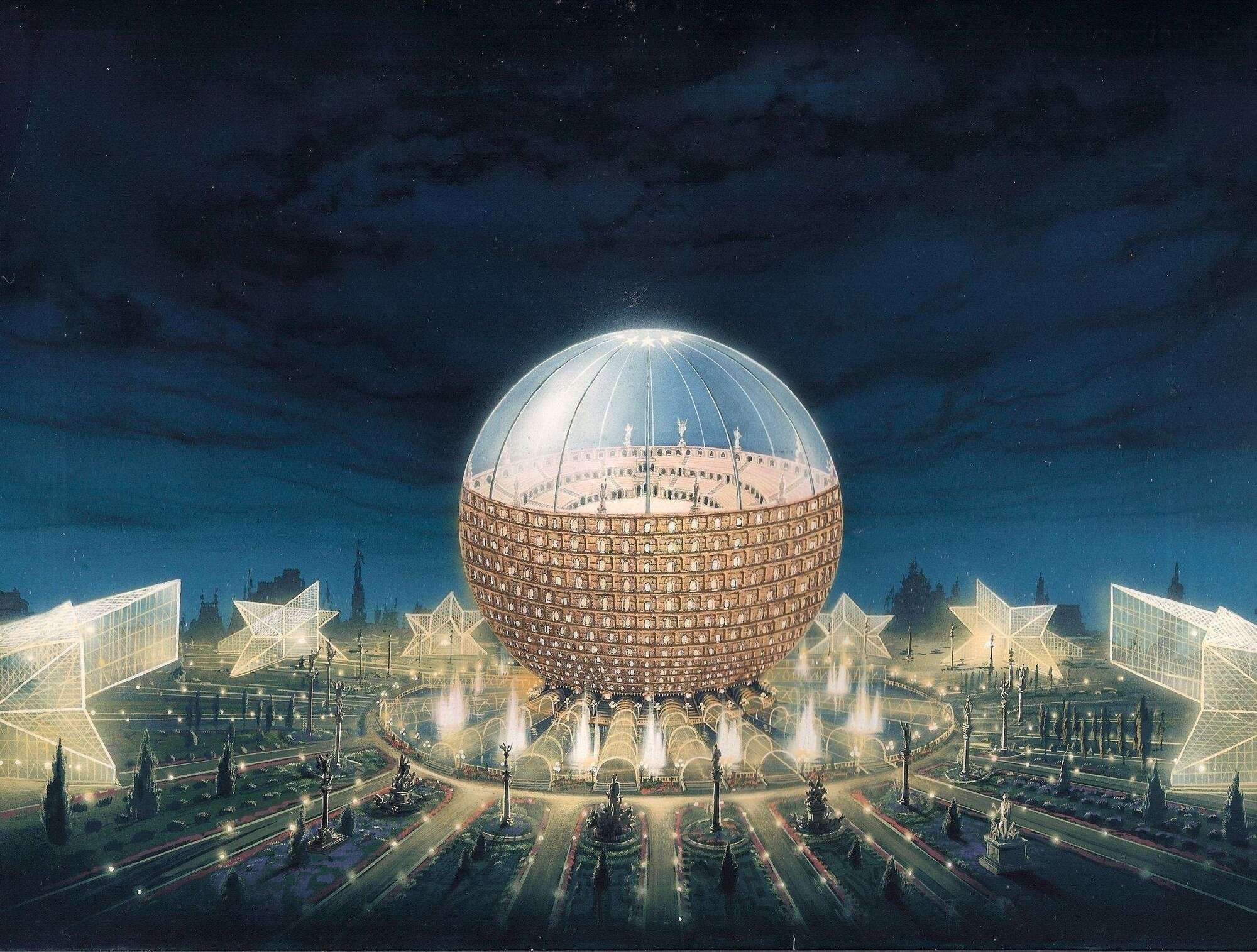 Amphithéâtre et pavillons de Méditerrapolis