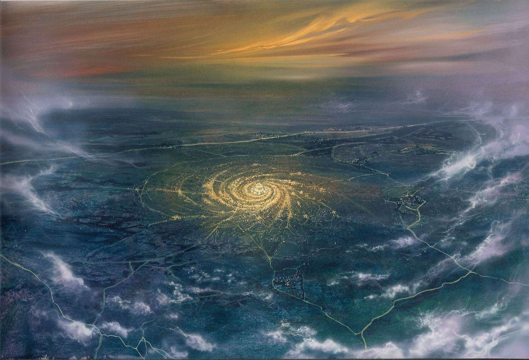 Vue du ciel de Méditerrapolis